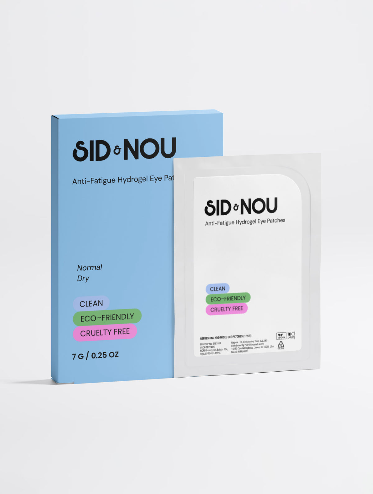 Anti-Fatigue Hydrogel Eye Patches