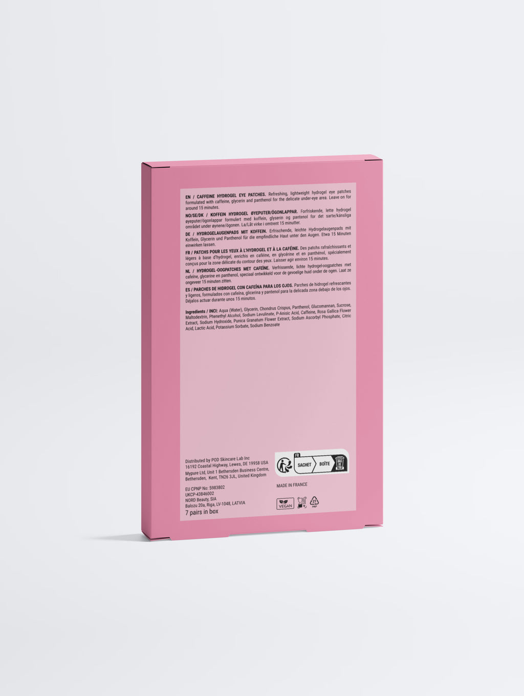 Caffeine + Vitamin C Energizing Hydrogel Eye Patches