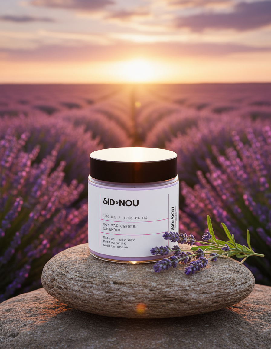 Soy Wax Candle, Lavender