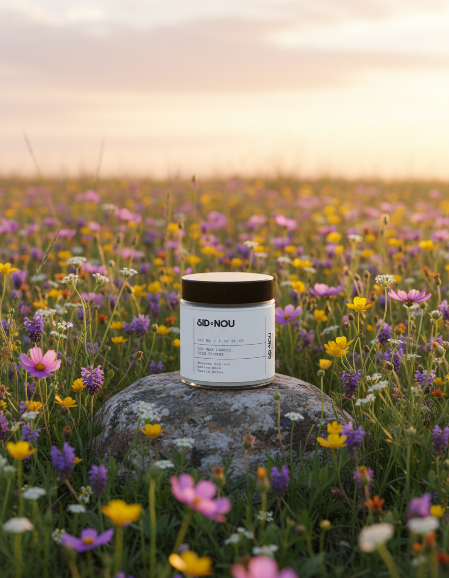 Soy Wax Candle, Wild Flower